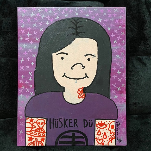 💖 Original Tattooed Lady Canvas Paintings - Picture 12 of 12